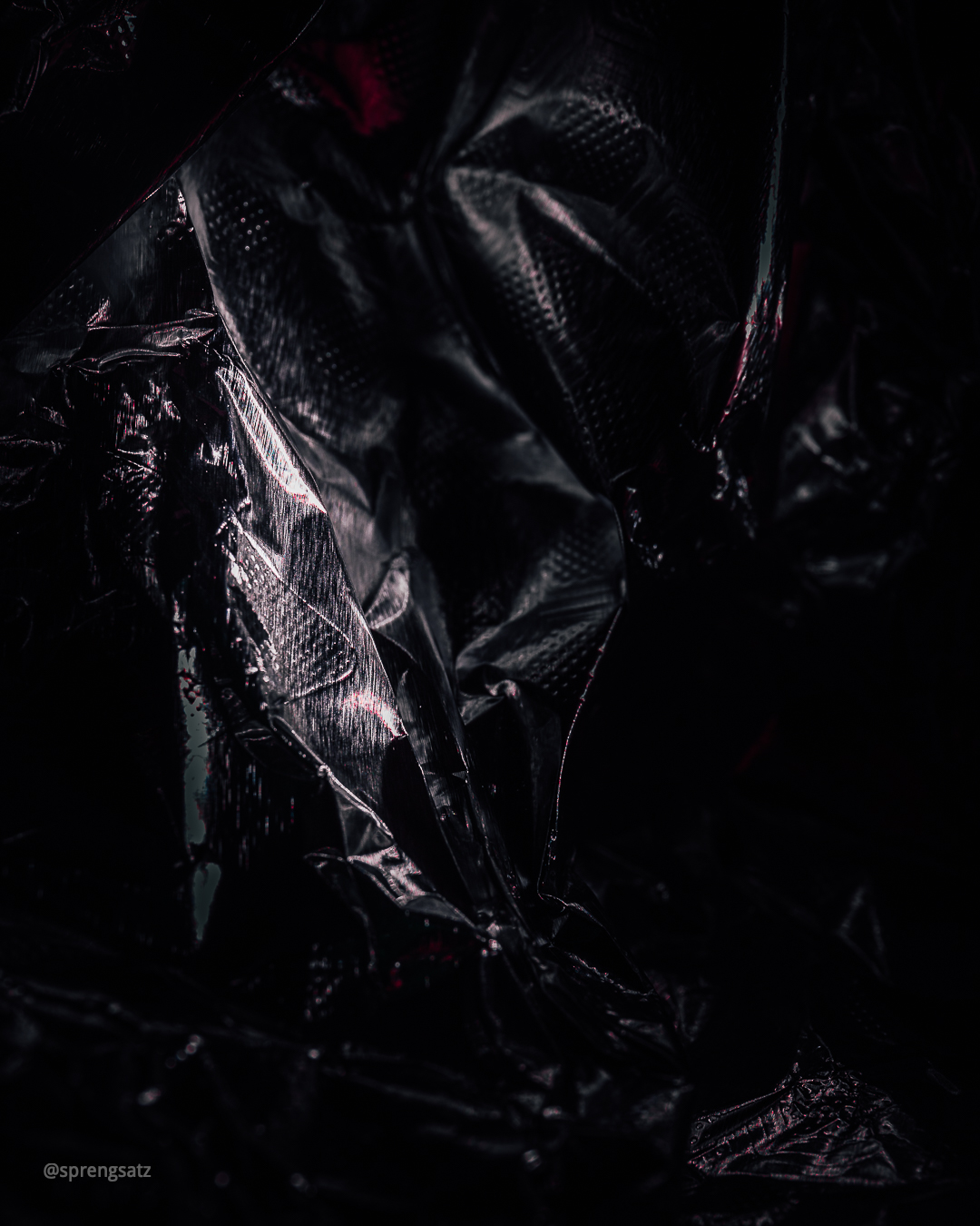 Abstrakte Fotografie mit Aluminiumfolie