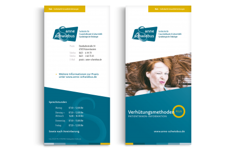 Flyerdesign Frauenärztin Kaiserslautern