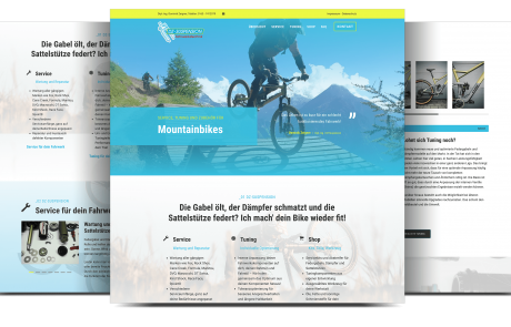 Website Mountainbike Service Otterbach | Webdesigner Kaiserslautern