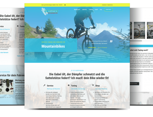 Webvisitenkarte Mountainbike Service, Otterbach