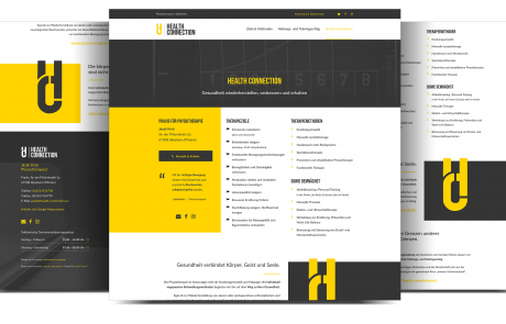 Webdesign Praxis Physiotherapie, Albisheim