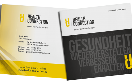 Gestaltung Praxisflyer Physiotherapeut, Albisheim